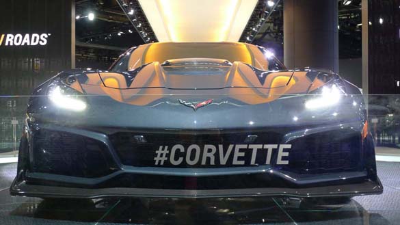 The 2019 Corvette ZR1 at the North American International Auto Show