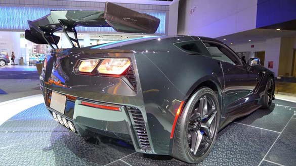 The 2019 Corvette ZR1 at the North American International Auto Show