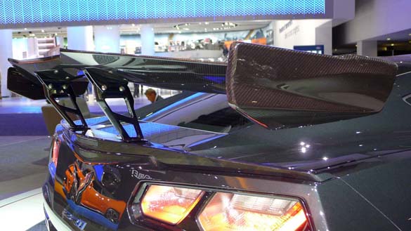 The 2019 Corvette ZR1 at the North American International Auto Show