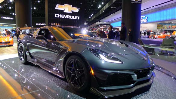 The 2019 Corvette ZR1 at the North American International Auto Show