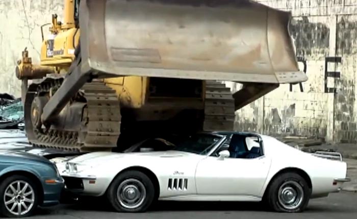 [VIDEO] 1969 Corvette and Other Vehicles Crushed in the Philippines As Warning To Smugglers