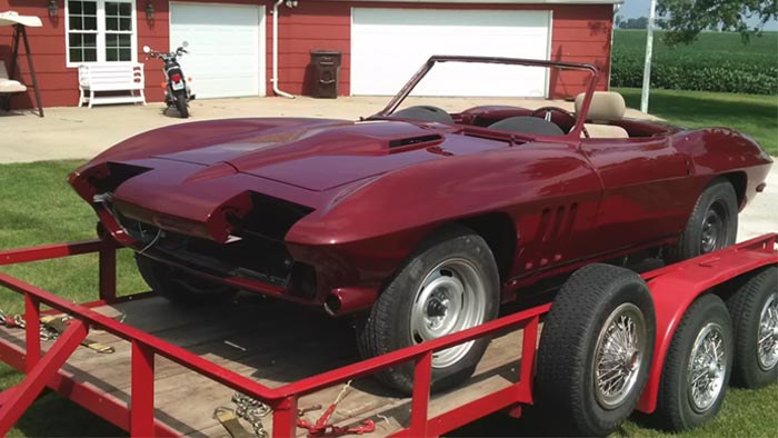 Restoration Update on the 1966 Corvette Barn Find in Iowa Truck Box