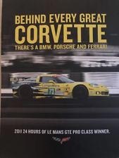 Corvette Racing 2011 Le Mans Winning Poster