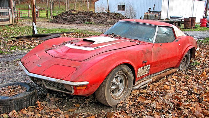 
Barn Find! 1971 LS6 Corvette Coupe