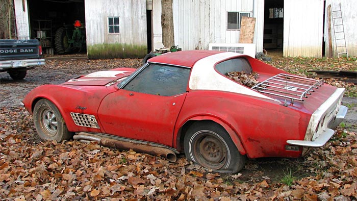 Barn Find! 1971 LS6 Corvette Coupe