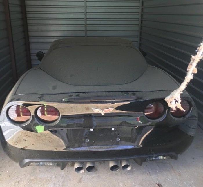 Corvettes on eBay: Abandoned 720-Mile 2009 Corvette Z06 Found in Storage Unit