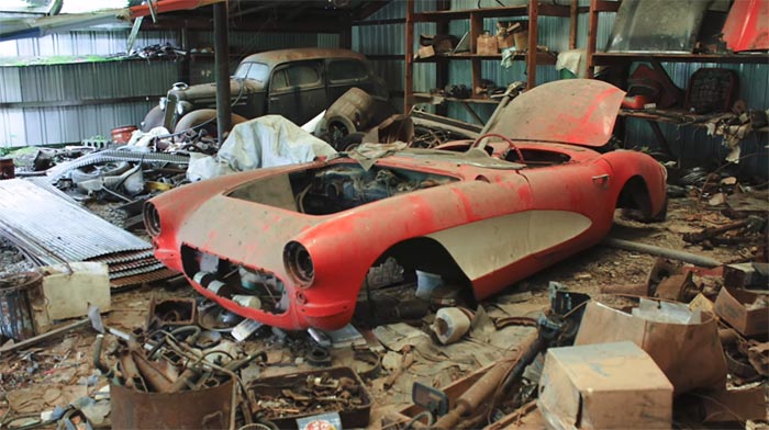 [VIDEO] Ridiculous 1957 Corvette Barn Find