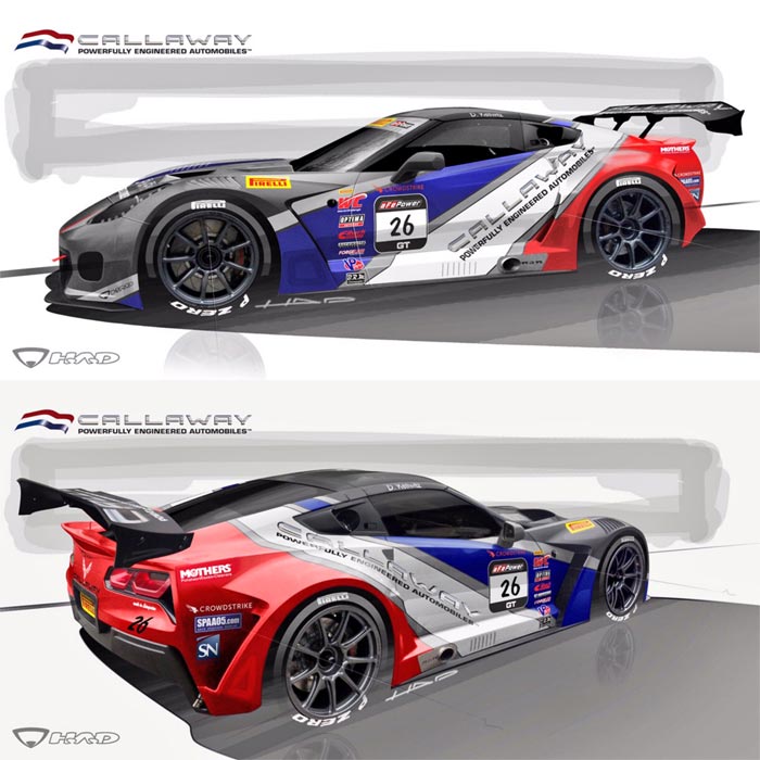 [VIDEO] Callaway Competition USA Unveils Racing Livery for No 26 Callaway C7 GT3-R
