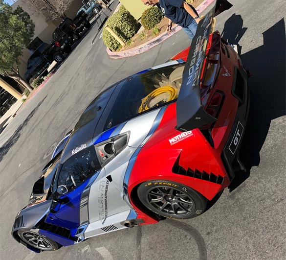[VIDEO] Callaway Competition USA Testing Freshly Wrapped Callaway Corvette C7 GT3-R at Sebring
