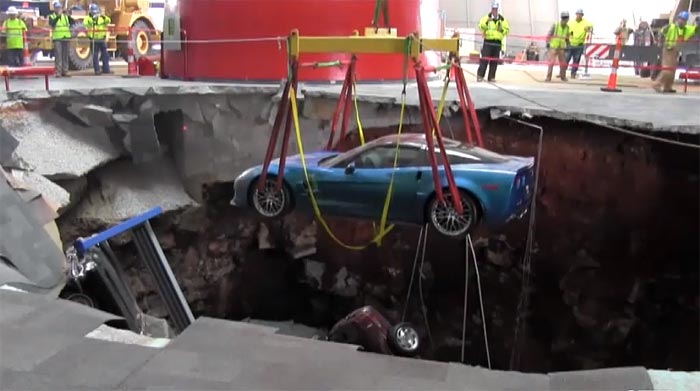 WBKO Reporter Goes Spelunking in the Corvette Museum's Sinkhole