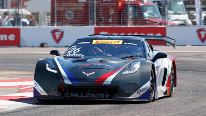 Callaway Competition Celebrates Podium Finish in Corvette C7 GT3-R Debut
