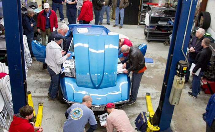 Zip Corvette Hosts the NCRS Mid-Atlantic Chapter's Tech Session and Judging Event