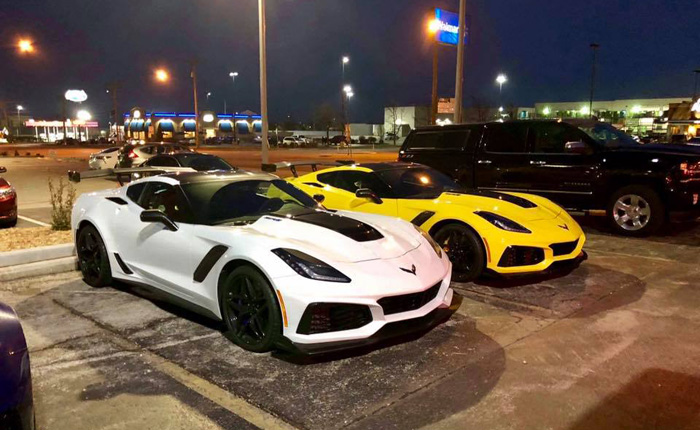 [PICS] Caravan of 2019 Corvette ZR1s Headed for Spring Mountain 