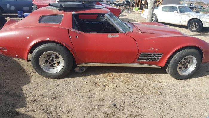 Corvettes on Craigslist: Custom 1972 Corvette Project Coupe