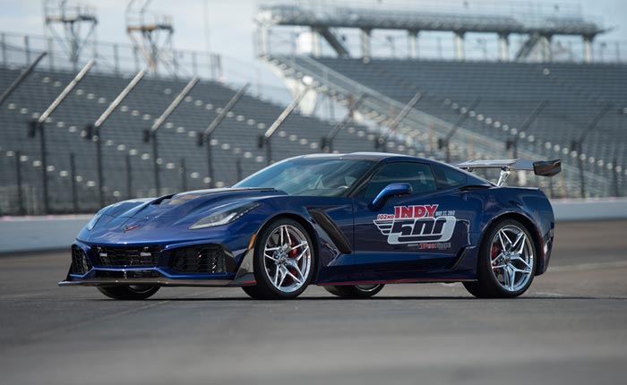 The 2019 Corvette ZR1 is the Official Pace Car of the 102nd Indianapolis 500