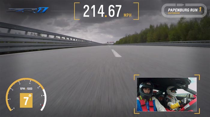 [VIDEO] Watch the 2019 Corvette ZR1's Official Top Track Speed Run