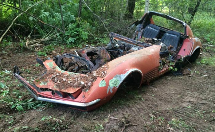 Corvettes on Craigslist: Wrecked 1970 Corvette for $350