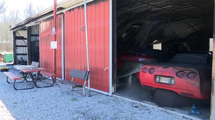 Barn Fire in Ohio Destroys a Car Collection that Includes a C5 Corvette Convertible