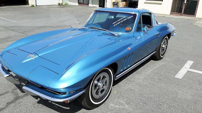 Corvettes on Craigslist: Highly Documented and Awarded 1965 Corvette with 9,409 Original Miles