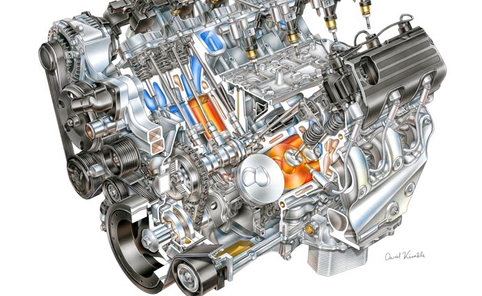 [PIC] David Kimble's Illustration of the Corvette ZR1's LT5 V8 Engine