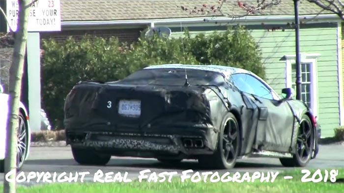 [VIDEO] Short Clip of the Mid-Engine C8 Corvette at a Stop Sign