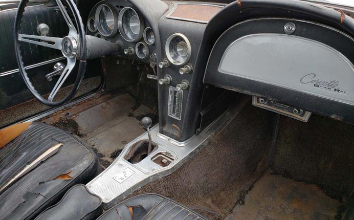 Corvettes on eBay: 1963 Corvette Split Window Barn Find