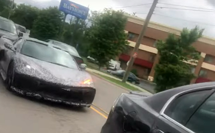 [SPIED] C8 Corvette Spotted in Traffic
