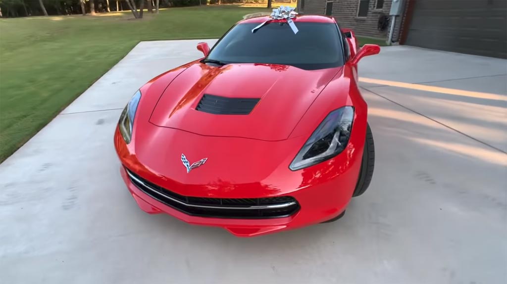 [VIDEO] Wife Surprises Husband on Father's Day with a Brand New Corvette Stingray