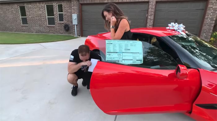 [VIDEO] Wife Surprises Husband on Father's Day with a Brand New Corvette Stingray