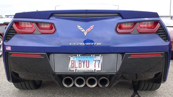 The Corvette Vanity Plates of Bloomington Gold 2019