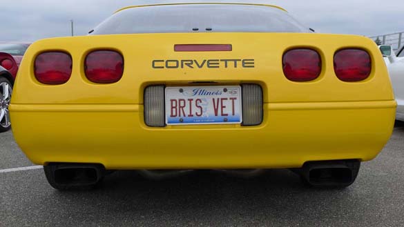 The Corvette Vanity Plates of Bloomington Gold 2019