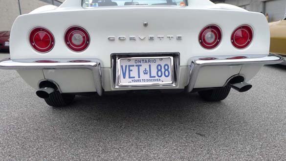 The Corvette Vanity Plates of Bloomington Gold 2019