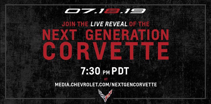 Chevrolet Shares Details of the C8 Corvette Reveal's Global Livestream