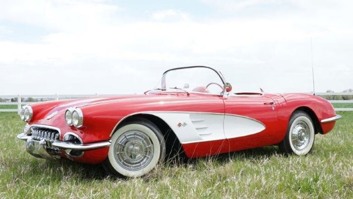 1958 Corvette To Be Auctioned at Mecum Denver With Proceeds Going to St. Jude's Children's Hospital