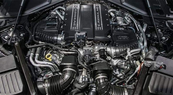 GM Hasn't Tried Fitting the Cadillac Blackwing V8 into the C8 Corvette