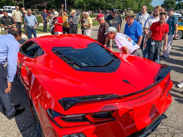 The 2020 Corvette Stingray at the GM Tech Center