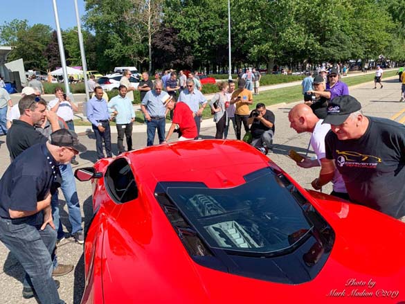 The 2020 Corvette Stingray at the GM Tech Center