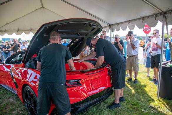 The 2020 Corvette Stingray at the GM Tech Center
