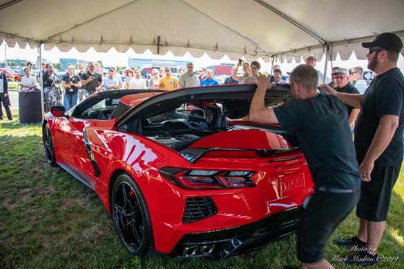 The 2020 Corvette Stingray at the GM Tech Center