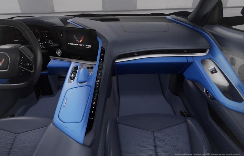 [PICS] The C8 Corvette's Tension and Twilight Blue Interior Spotted in Public