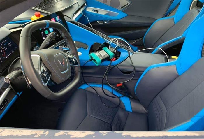 [PICS] The C8 Corvette's Tension and Twilight Blue Interior Spotted in Public