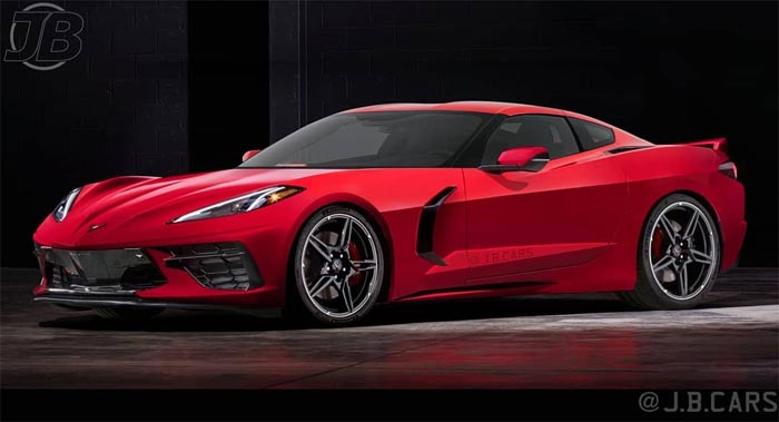 [PICS] C8 Corvette Rendered as a Front Engine Model