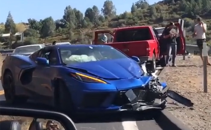 [ACCIDENT] You've Seen the Pics of the First C8 Corvette Crash and Now Here is a Video