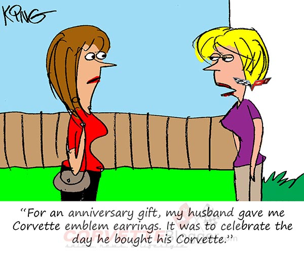 Saturday Morning Corvette Comic: Sharing Your Corvette Passion with Your Significant Other