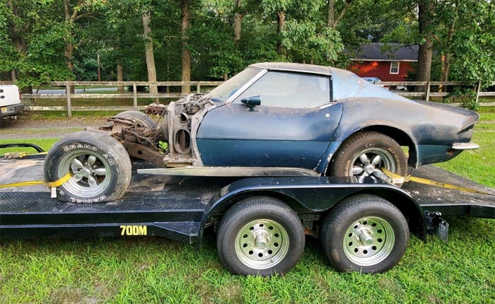 Corvettes on eBay: Abandoned 1969 Corvette Offered for $2,900