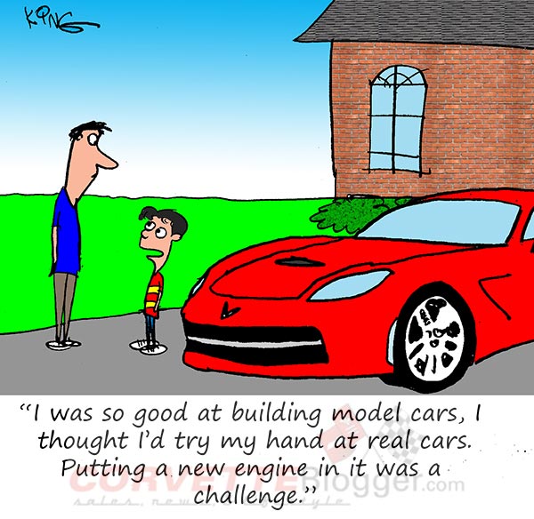 Saturday Morning Corvette Comic: Home-Built Corvette Stingray
