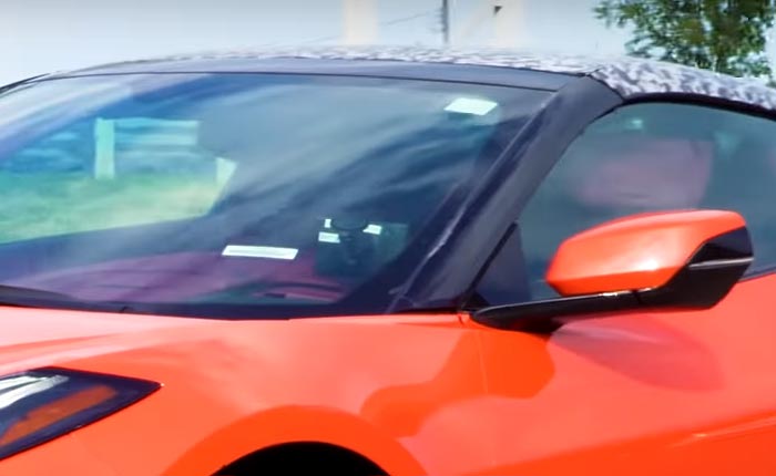 [SPIED] First 2020 Corvette Stingray with a Morello Red Interior?