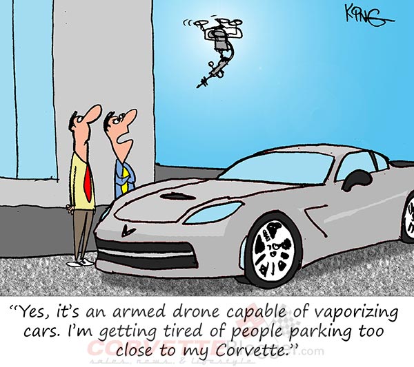Saturday Morning Corvette Comic: New Uses for Drone Technology