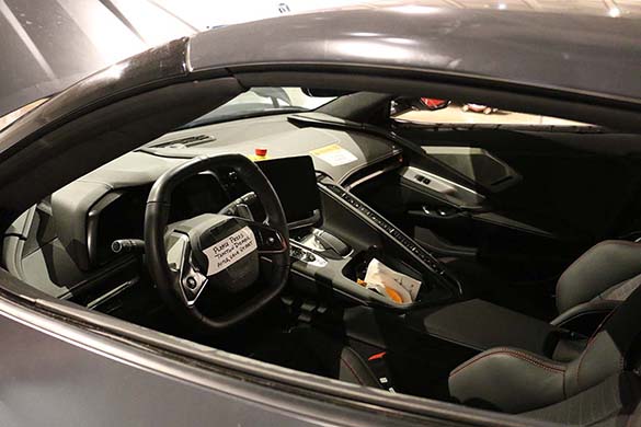 C8 Corvette Displays at the NCM Include Miniture Clay Model and a Engineering Prototype