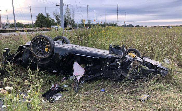 [ACCIDENT] Canadian Man Arrested After Crashing C7 Corvette and Leaving the Scene
